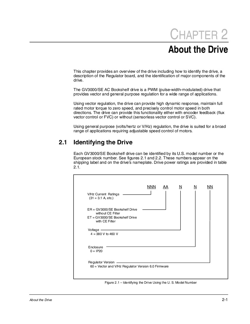 First Page Image of 896.05.31 GV3000SE AC Bookshelf Drive Ver. 6.06 Hardware Reference, Installation, and Troubleshooting Manual D2-3427-3 Part Identification.pdf